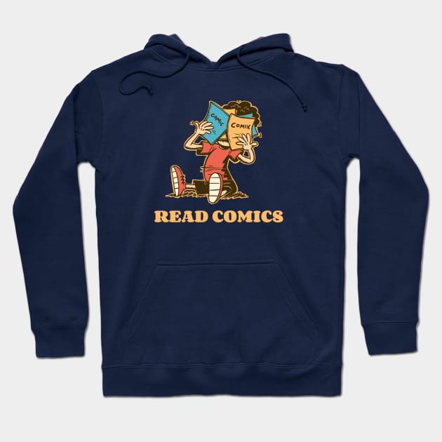 Read Comics Hoodie by neilkohney